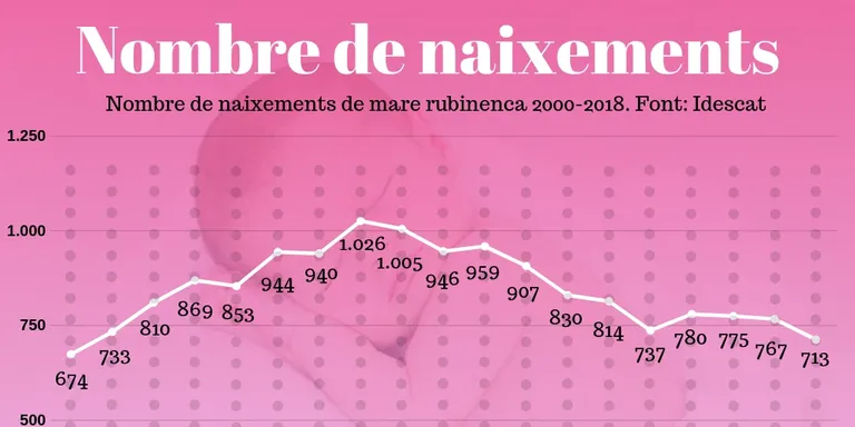 Rubí registra el nombre més baix de naixements en 17 anys