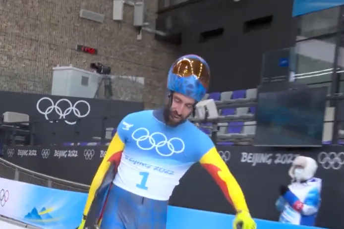 Ander Mirambell frega el rècord de pista a la seva estrena a Pekín 2022