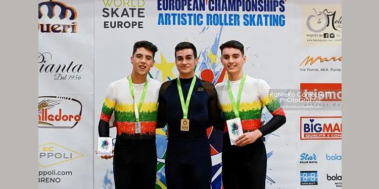 El patinador del Club Patinatge Torredembarra, Ot Font, es proclama campió d’Europa en la categoria Júnior