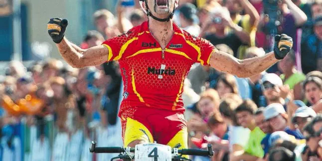 Josep Antoni Hermida, campió del Món de BTT