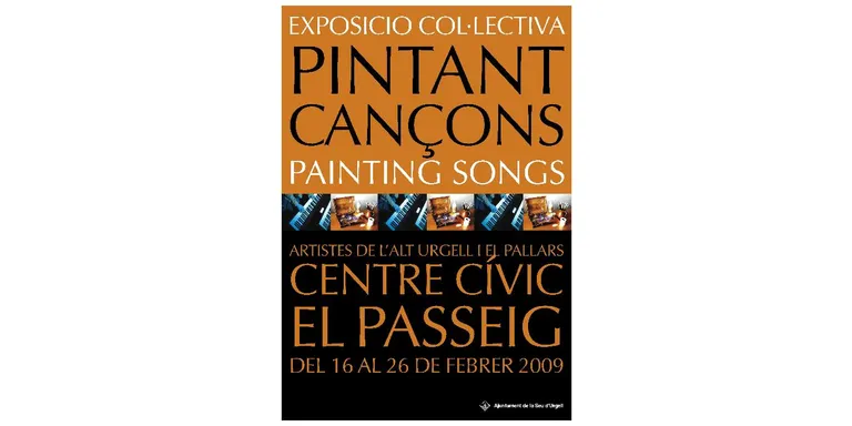 Les pintures de 'Pintant cançons' s'exposen a la Seu d'Urgell