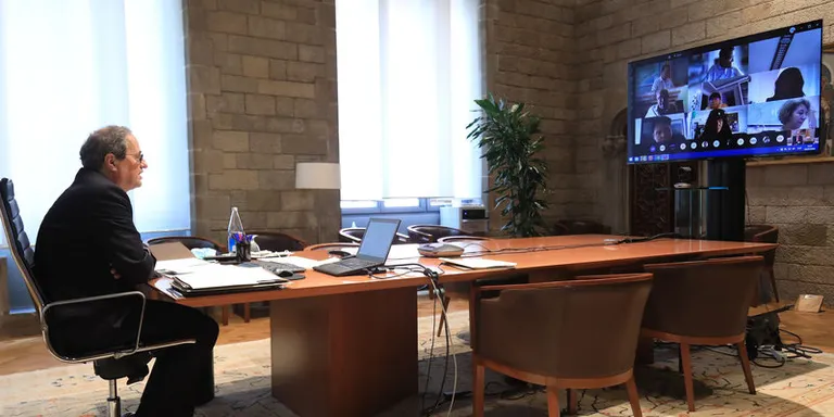 Reunió entre Quim Torra i els alcaldes de La Noguera