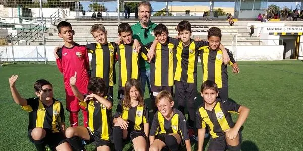L’Aleví B de l'Altafulla assoleix la primera victòria del curs davant el Vendrell (6-4)