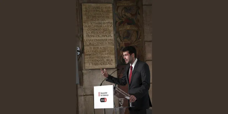 Albert Batalla intervé en la presentació dels actes del Tricentenari de 1714