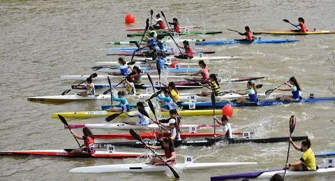 SANTIAGOTARRAK CUARTA EN LA I COPA DE ESPAÑA DE MARATON DE PIRAGUISMO