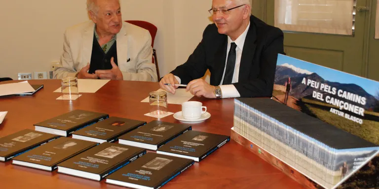 Artur Blasco presenta al Liceu la recopilació del cançoner del Pirineu en DVD