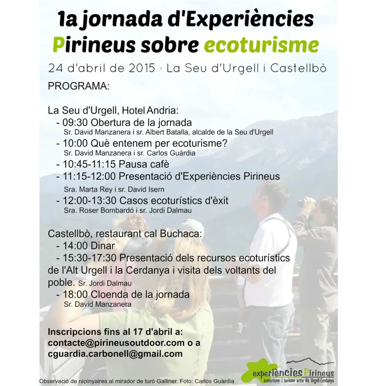 Primera jornada d'Experiències Pirineus sobre ecoturisme