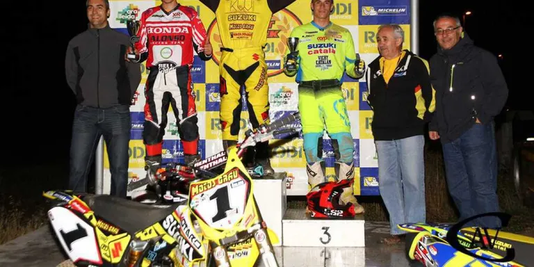Ferran Cardús i Àlex Millan, guanyadors del quart Dirt Track d'Agramunt