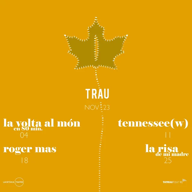 <strong>El TRAU programa quatre espectacles de música i teatre per aquest novembre</strong>