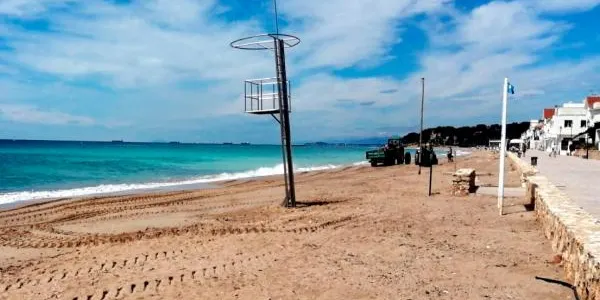 La platja d'Altafulla obre demà dimarts amb totes les garanties de seguretat