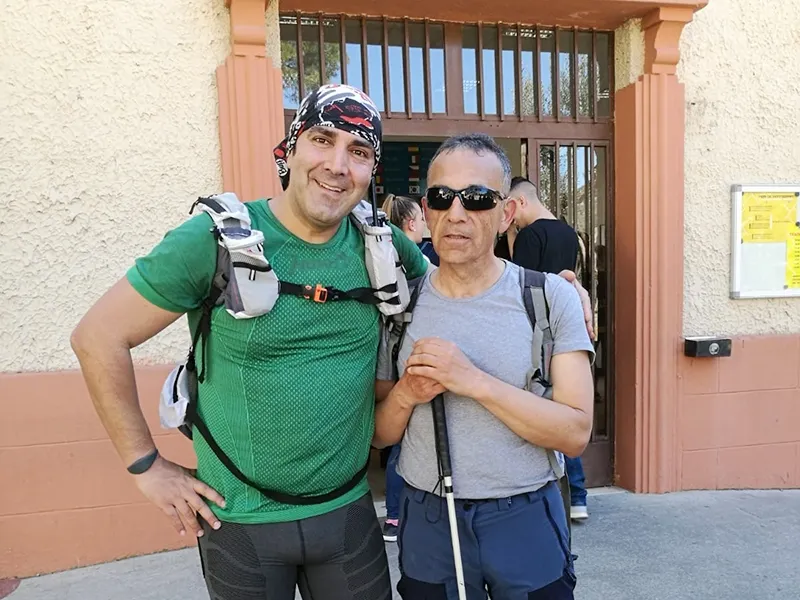 Jaime Redondo amb el seu germà Guillermo, uns dels membres de l'organització / Foto: Jaime Redondo