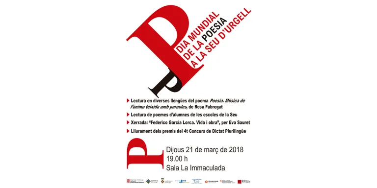 La Seu d'Urgell commemora el Dia Mundial de la Poesia