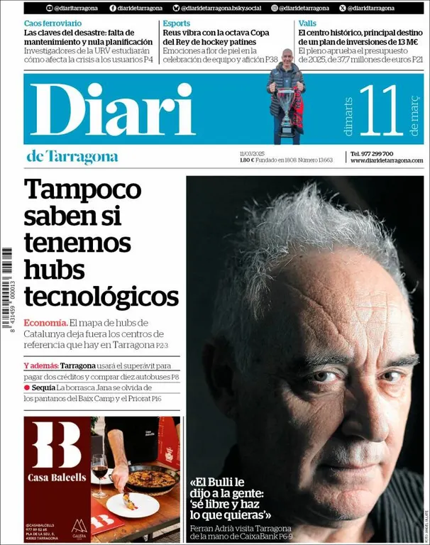 Cop d'ull als diaris d'aquest dimarts 11 de març