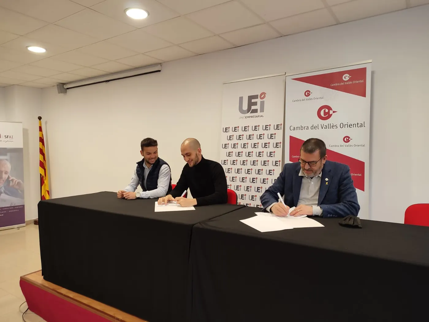 La Cambra del Vallès Oriental i l'empresa LYNE Group acorden impulsar el talent i la creació d'empreses a la comarca
