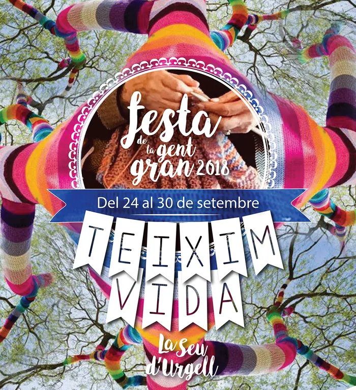 L'activitat ‘Urban Knitting’ dóna el tret de sortida a la Festa de la Gent Gran de la Seu d'Urgell