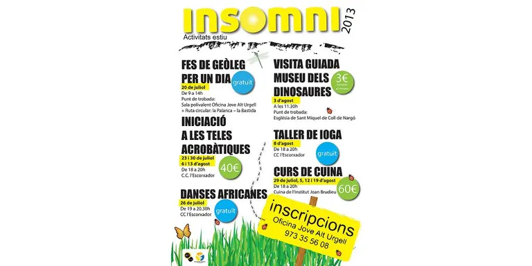 Noves activitats d'oci alternatiu per als joves de la Seu i comarca