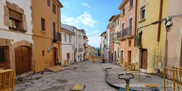 L’empresa que reforma el carrer de Dalt demana una pròrroga per acabar les obres al febrer