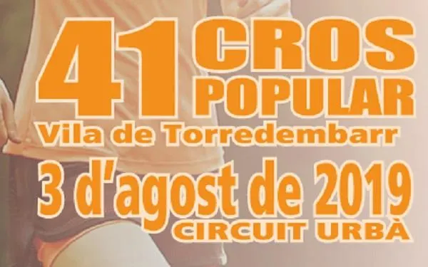 El 41è Cros Popular Vila de Torredembarra escalfa motors pel proper 3 d’agost