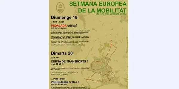 Altafulla se suma a la Setmana de la Mobilitat convidant la ciutadania a ser crítica i reflexionar sobre la seva manera de desplaçar-se