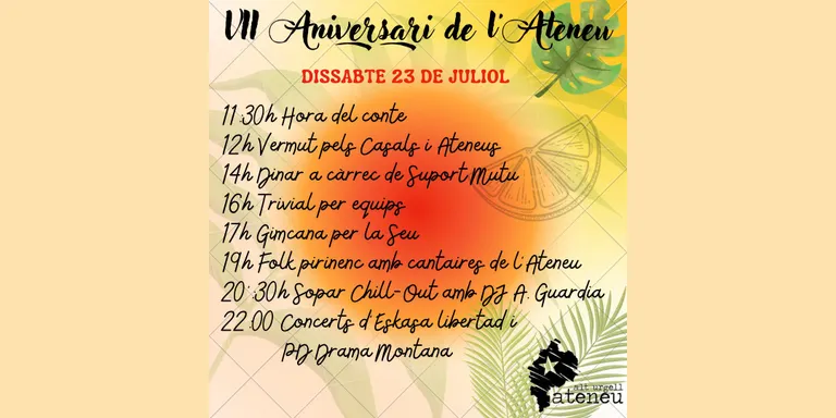 L'Ateneu Alt Urgell celebra el seu 7è aniversari