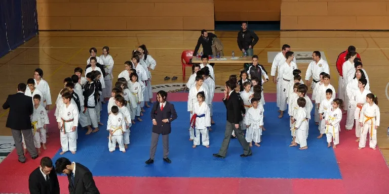 Una vuitantena de participants al Campionat de Karate Tradicional de la Seu