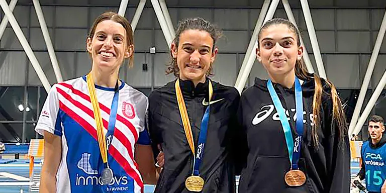 Marta Mitjans, campiona de Catalunya en 1.500 metres en la categoria absolut