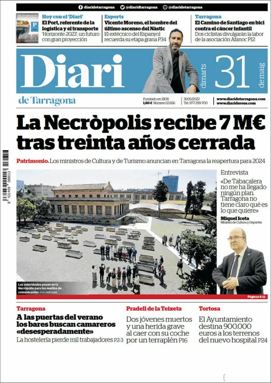 T'expliquem les portades dels diaris del territori d'aquest 31 de maig