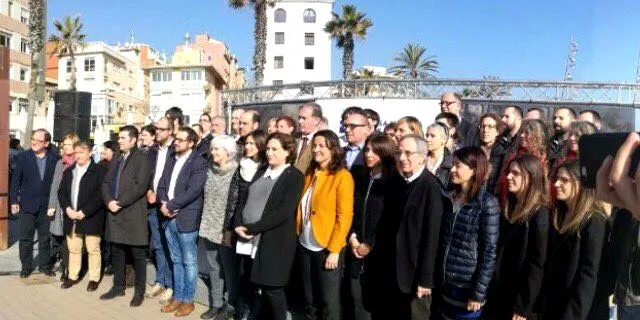 Xavier Amor participa en un acte de suport a la campanya "Casa Nostra Casa Vostra"