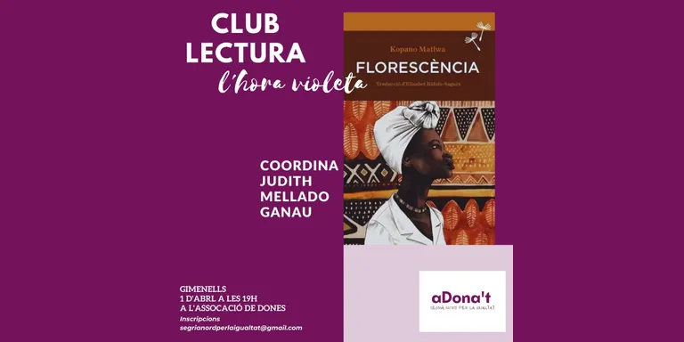 Torna l'hora violeta amb la novel·la "Florescència"