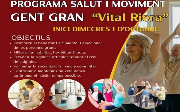 L’Ajuntament de la Riera impulsa un programa de salut i moviment per a la gent gran