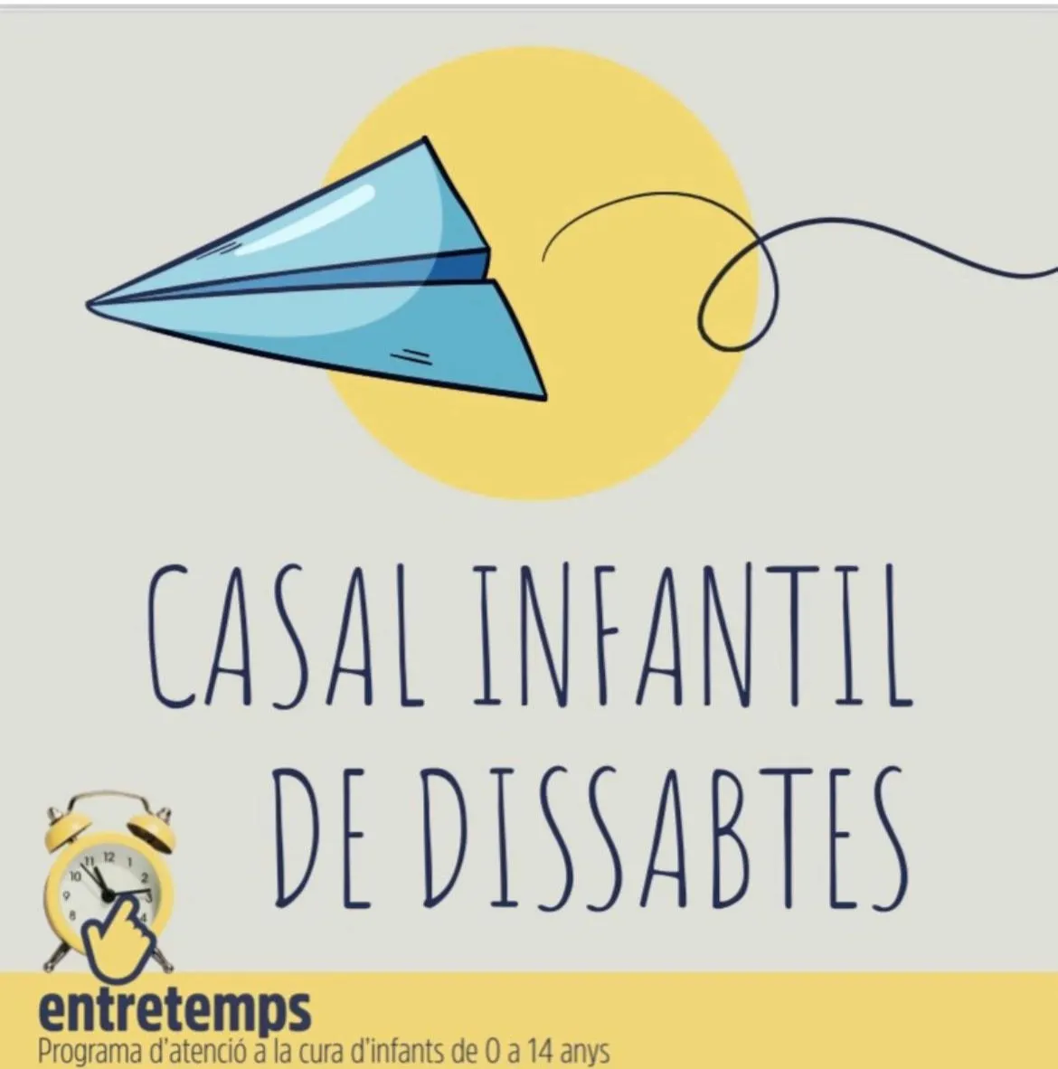 Aquesta setmana torna el casal infantil dels dissabtes
