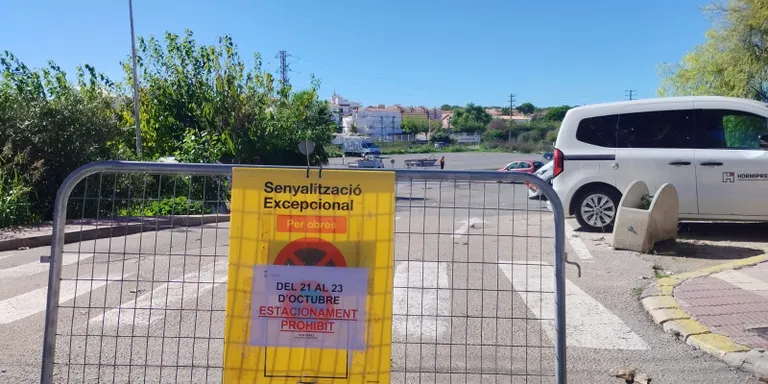 Tancat l'aparcament dissuassiu del passeig de la Sort fins divendres
