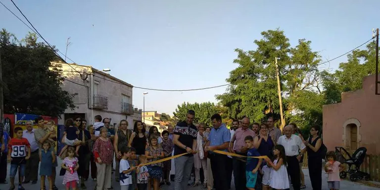 Inaugurades les obres d'arranjament de la Plaça de Baix i del Carrer Barons de Montclar