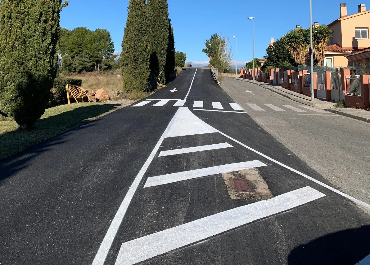 Finalitzades les obres de reparació i pavimentació del carrer Edmond Halley