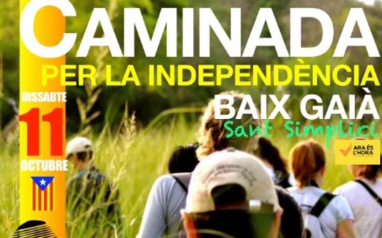 La territorial de l'ANC d'Altafulla organitza una caminada reivindicativa a Sant Simplici