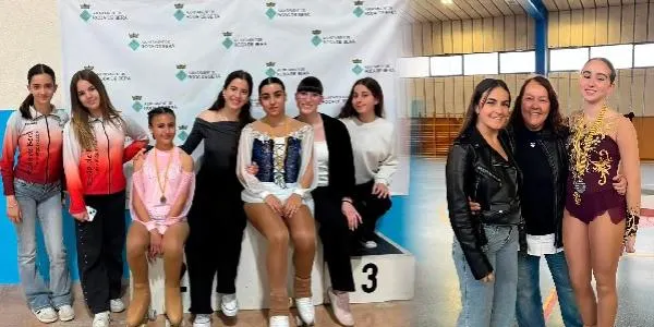 Doblet de podis del CP Roda de Berà a l’Open Lliure de patinatge Nivell 5-7 celebrat a casa