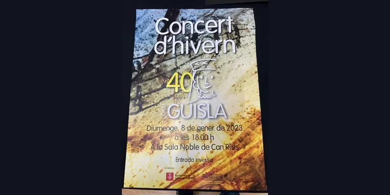 Un concert amb adaptacions de nadales populars dona el tret de sortida als actes del 40è aniversari de la Coral Guisla