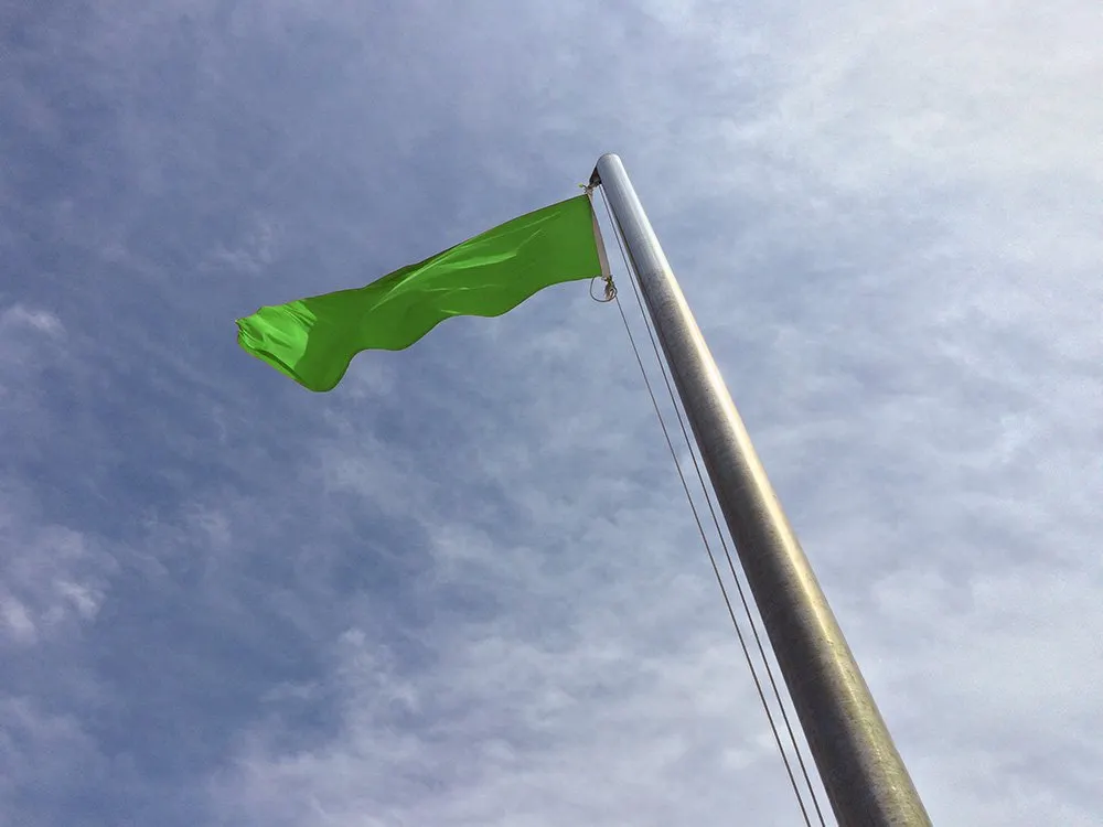 Bandera verda, després del vessament de gasoil