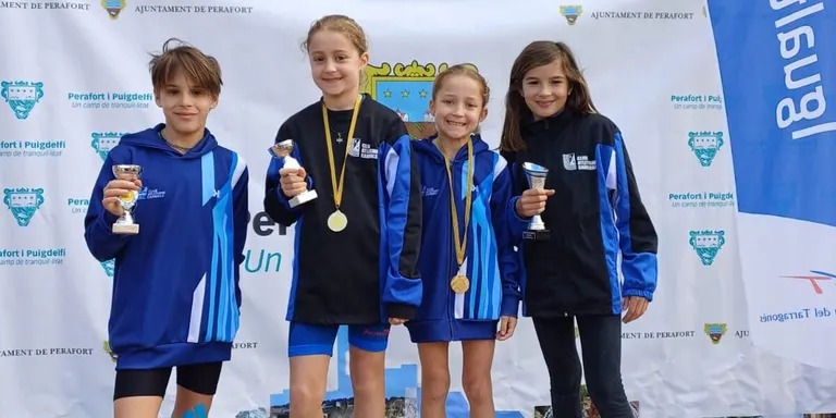 L’atleta Zoe Dorado queda quarta al Campionat de Catalunya de cros escolar cadet