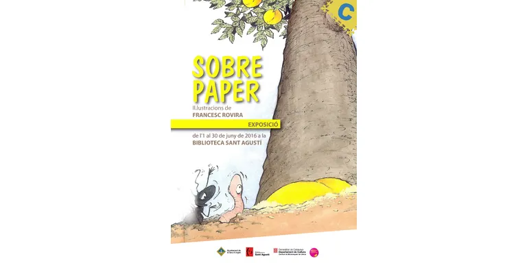 La Biblioteca Sant Agustí acull l'exposició 'Sobre paper', de Francesc Rovira