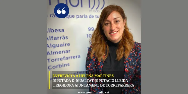 Entrevista a Helena Martínez, diputada d'Igualtat i Cooperació Diputació de Lleida