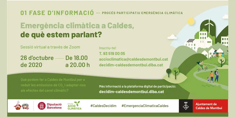 L'Ajuntament presenta el procés de participació per la redacció del Pla d'Acció Climàtica