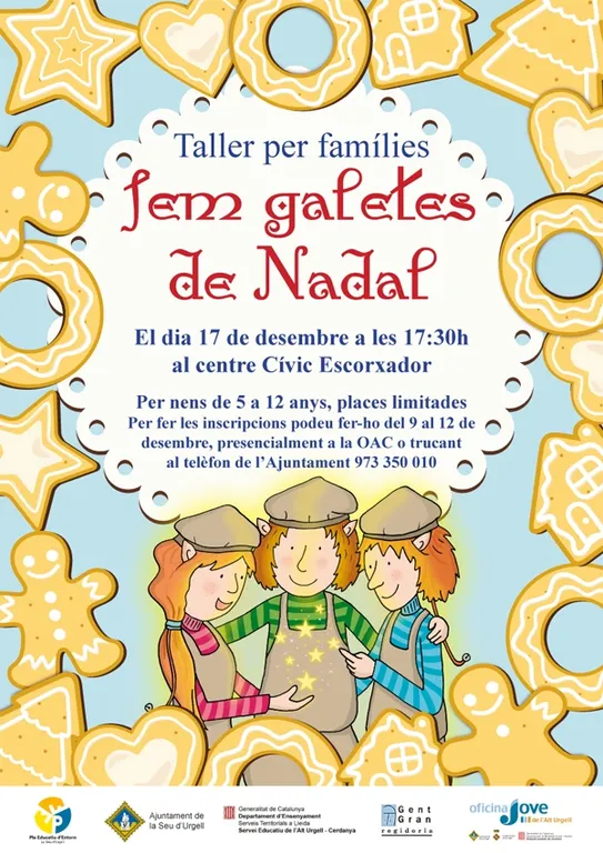 Obertes les inscripcions al taller de decoració de galetes de Nadal