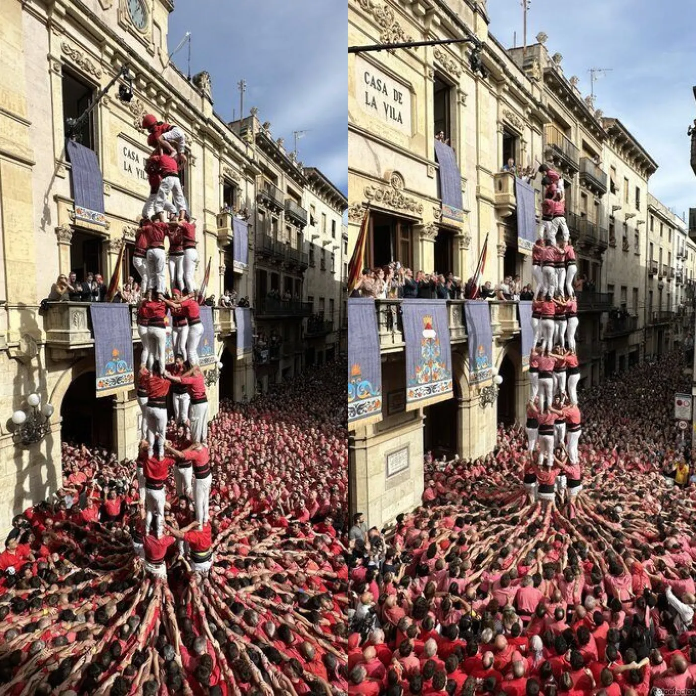 Les colles vallenques surten eufòriques de Santa Úrsula