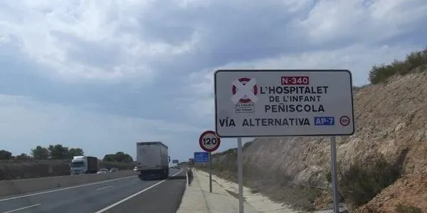 Les bonificacions pel desviament obligatori de camions de l’N-340 cap a l’autopista entraran en vigor a partir de diumenge