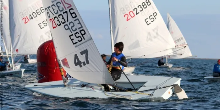 Resultats discrets pels regatistes de la classe làser del Club Nàutic Arenys al Campionat d’Espanya