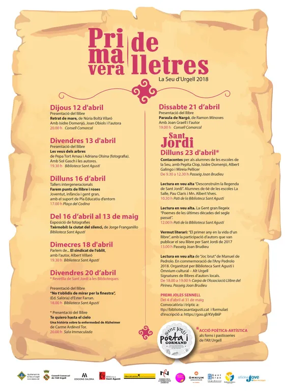 El Primavera de Lletres 2018 omple la Seu de llibres i activitats relacionades amb la lectura