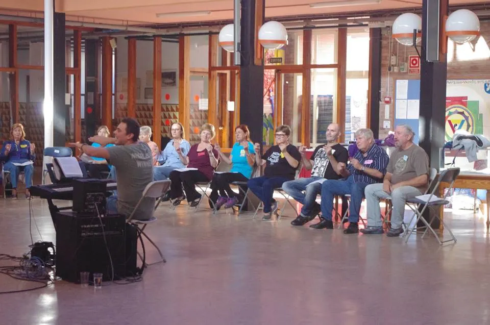 Taller «Somriure és gospel» a l'Escola Sant Jordi