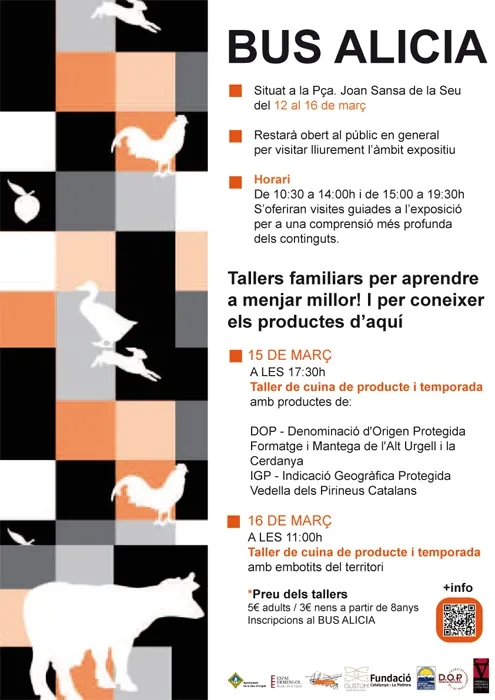 El Bus Alícia ofereix tallers familiars per aprendre a menjar millor