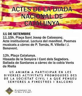 Tot a punt per a la celebració de la Diada a la Seu